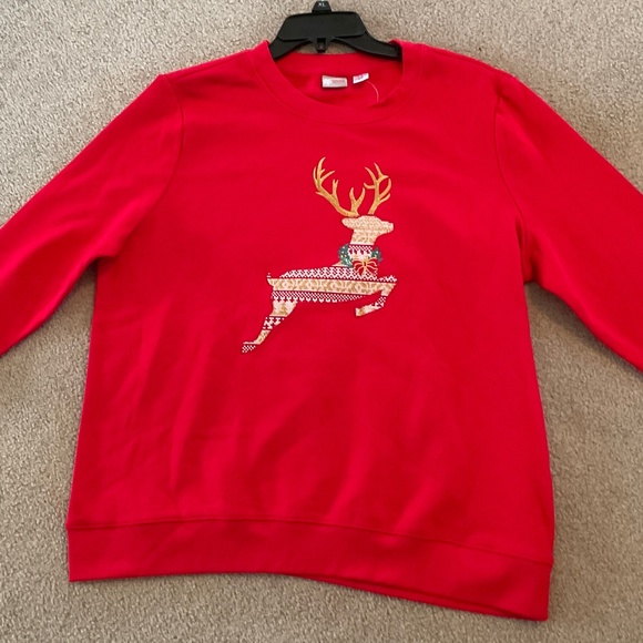 size xl, bust up to 48 inches, reindeer sweatshirt, new condition, last 🦌 one - Picture 5 of 8